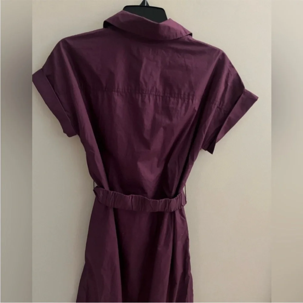 NWT! BANANA REPUBLIC POPLIN UTILITY MIDI SHIRTDRESS - Multiple - Picture 5 of 5